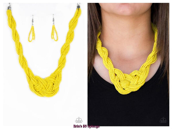 A Standing Ovation - Yellow Necklace