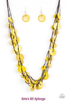 Bermuda Beach House - Yellow Necklace