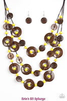 Bahama Bungalow - Yellow Necklace