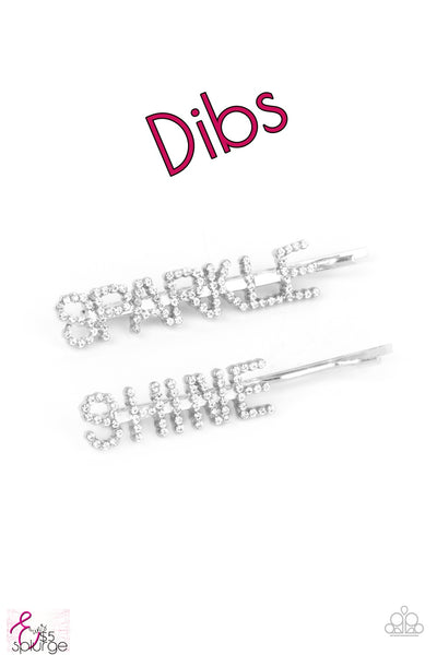 Center of the SPARKLE-verse - White Hair Clip