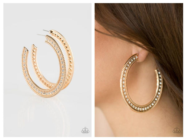 HAUTE Mama - Gold Hoop Earring