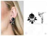 Radically Royal - Black Post Earring