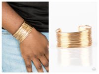 Wire Warrior - Gold Bracelet