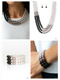 Black, White, and Gray Pearl Matching Set