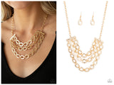 Repeat After Me - Gold Necklace