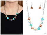 Dreamy Drama - Orange Necklace