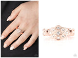 Floral Frou-Frou - Copper Ring