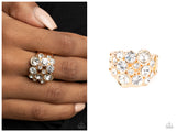 Bubbling Bravado - Gold Ring