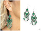 Dearly Debonair - Green Earring