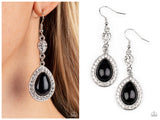 Elite Elegance - Black Earring