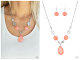 DEW What You Wanna DEW - Orange Necklace