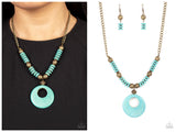 Oasis Goddess - Brass Necklace