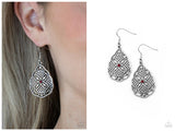 Paradise Picnic - Red Earring