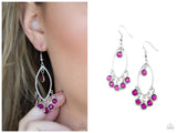 Glassy Grotto - Purple Earring