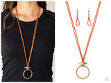 Noticeably Nomad - Orange Necklace