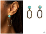 Riverbed Refuge - Brass Post Earring