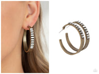 More To Love - Brass Hoop Earring