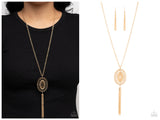 Whimsically Wistful - Gold Necklace