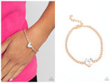 Bedazzled Beauty - Gold Bracelet