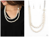 Remarkable Radiance - White Necklace