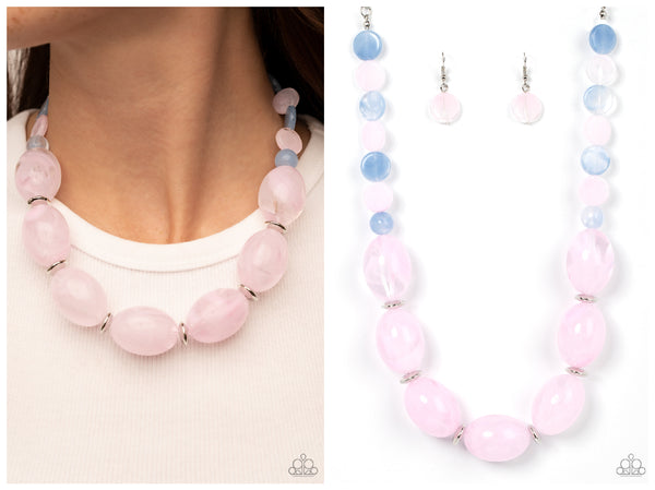 Belle of the Beach - Pink Necklace