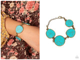 Flat Out Frontier - Brass Bracelet