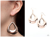 Laid-Back Leisure - Rose Gold Earring
