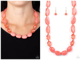 Private Paradise - Orange Necklace