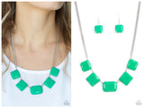 Instant Mood Booster - Green Necklace