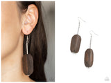 Tamarack Trail - Brown Earring