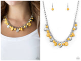 Flirtatiously Florida - Yellow Necklace
