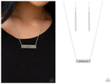 Living The Mom Life - Silver Necklace