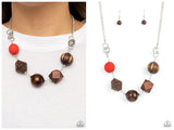 Eco Extravaganza - Red Necklace