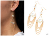 Ethereally Extravagant - Gold Earring