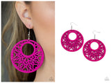 Tropical Reef - Pink Earring