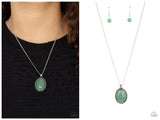Tranquil Talisman - Green Necklace