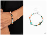 Groovy Gerberas - Blue Bracelet