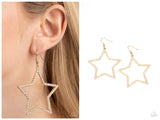 Supernova Sparkle - Gold Earring