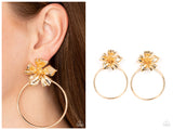 Buttercup Bliss - Gold Post Earring