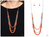 Newly Neverland - Orange Necklace