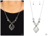 Contemporary Connections - Green Necklace