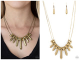 Dangerous Dazzle - Brass Necklace