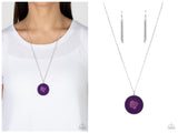 Prairie Picnic - Purple Necklace