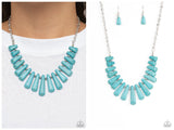Mojave Empress - Blue Necklace