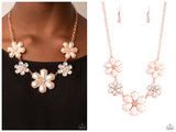 Fiercely Flowering - Copper Necklace