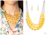 Tropical Hideaway - Yellow Necklace