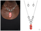 Mystical Mineral - Red Necklace
