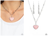 Everlasting Endearment - Pink Necklace