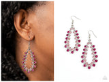 Its About to GLOW Down - Pink Earring