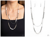 Caviar Chic - White Necklace